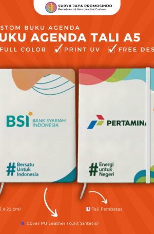 Custom Buku Agenda Tali A5