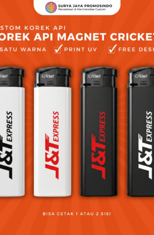 Korek Api Magnet Cricket (Satu Warna)