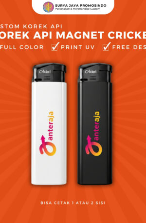 Custom Korek Api Magnet Cricket (Full Color)