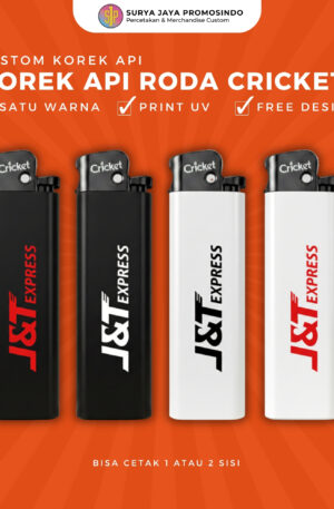 Korek Api Roda Cricket (Satu Warna)