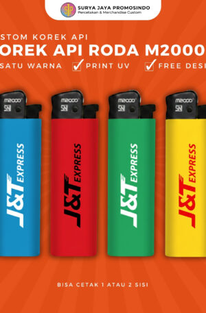 Korek Api Roda M2000 (Satu Warna)