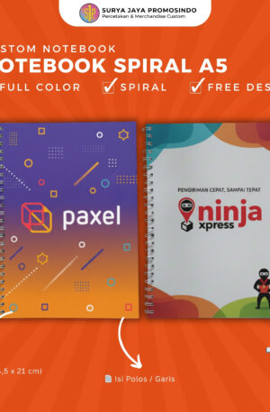 Custom Notebook Spiral A5